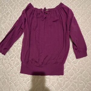 Women's Purple Pullover Sweater